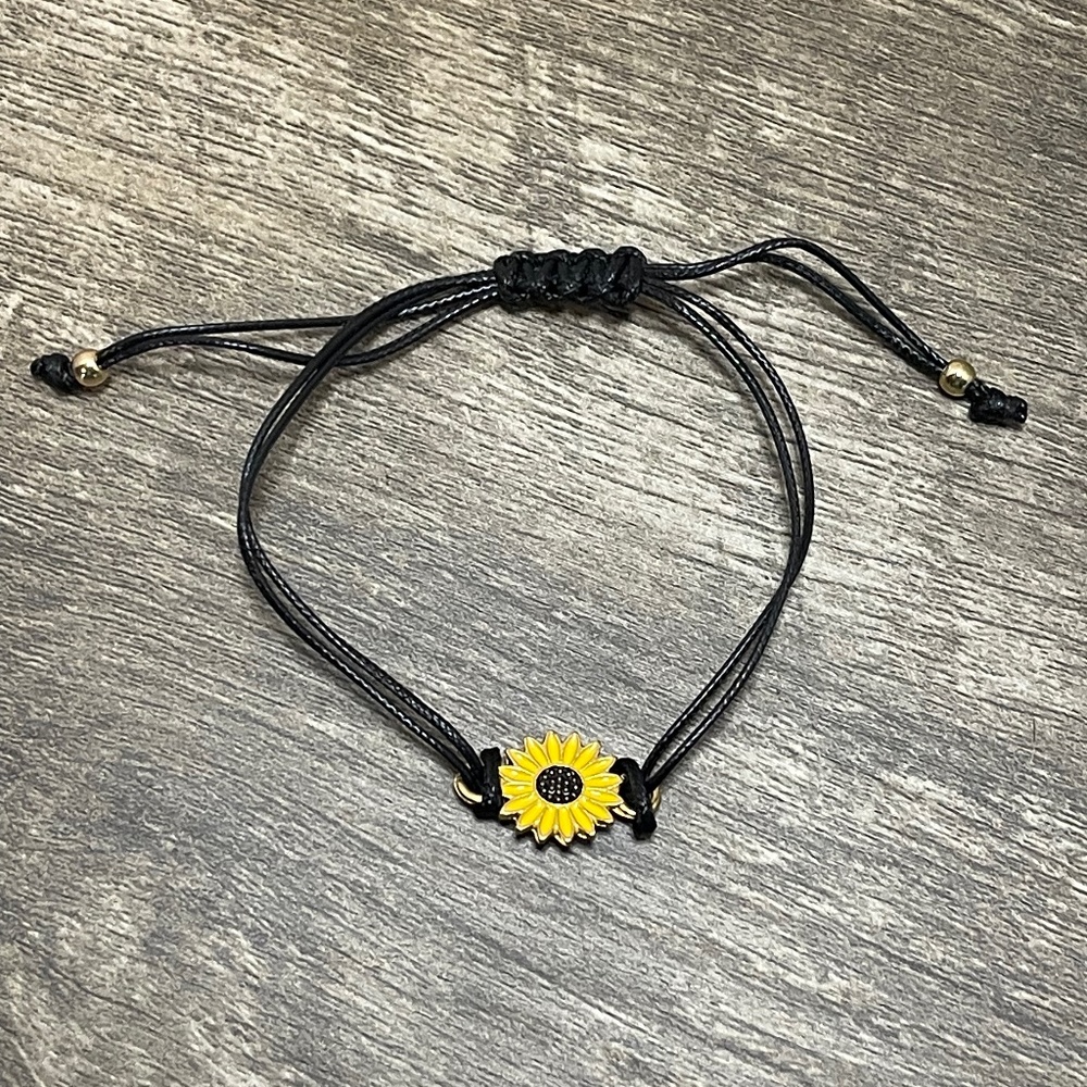 Sunflower Boho Women/Teen Adjustable Bracelet
